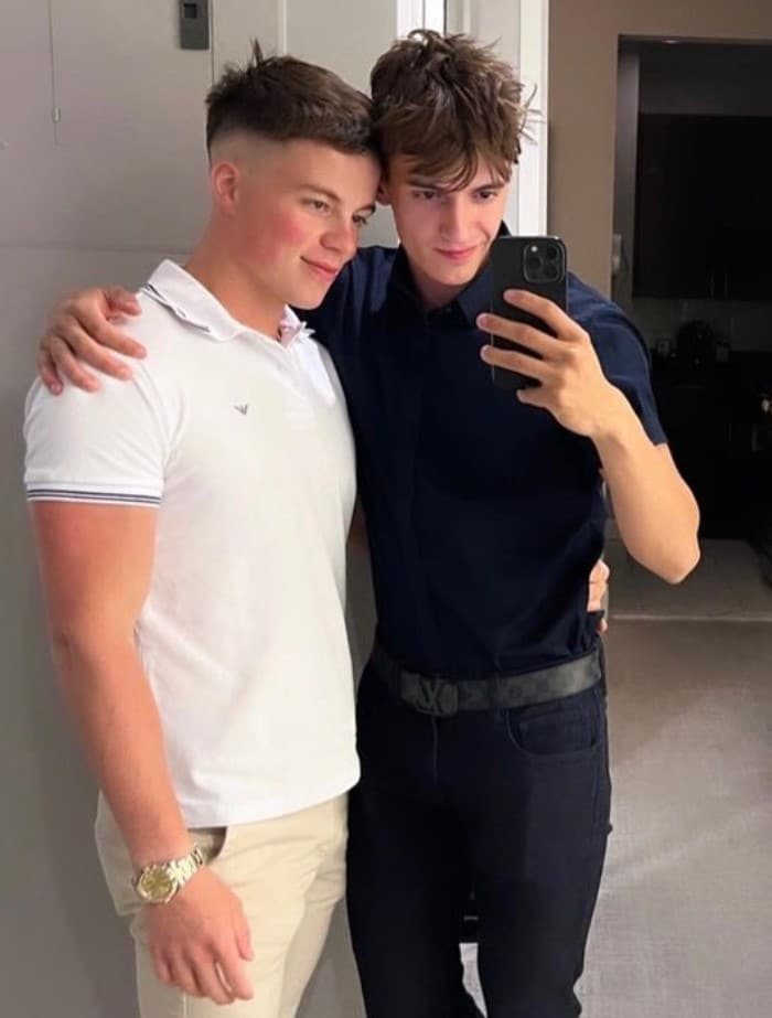 jack doherty with his brother