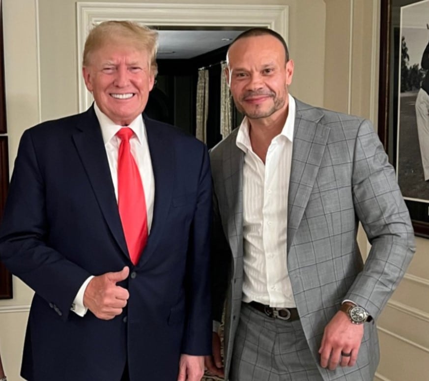 Dan Bongino with Donald Trump