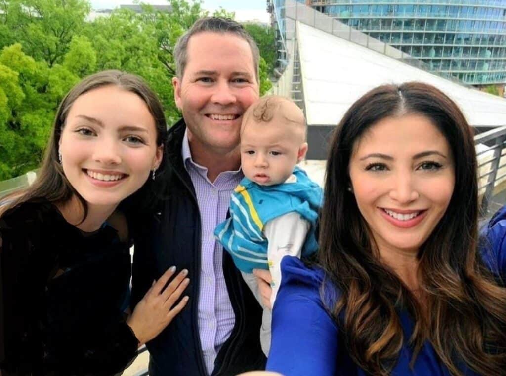 Michael Waltz with his Wife Dr. Julia and daughter and son