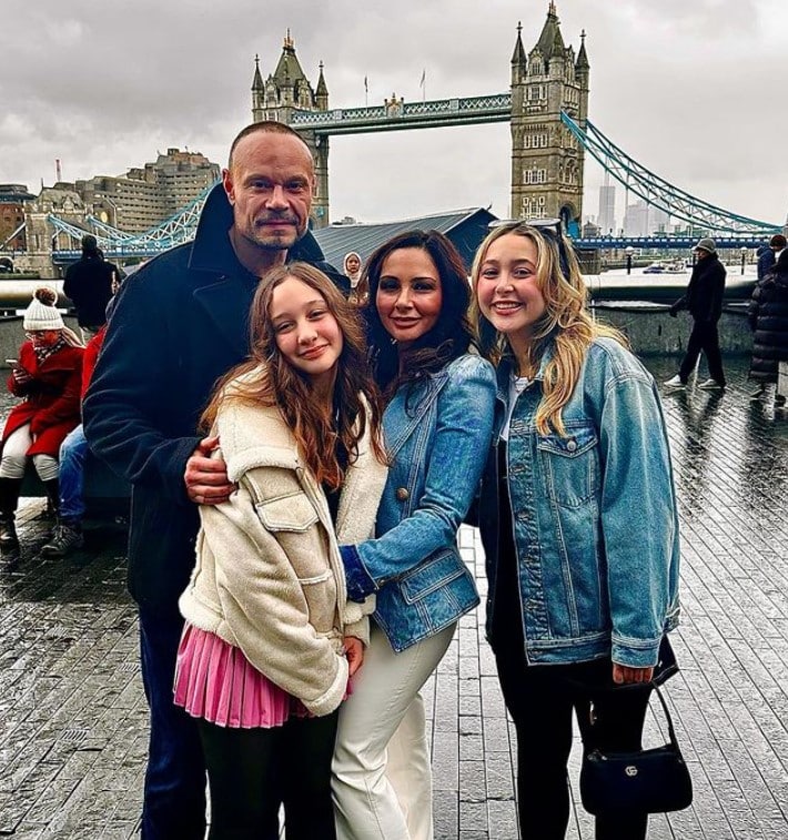 Dan Bongino with wife and two daughters