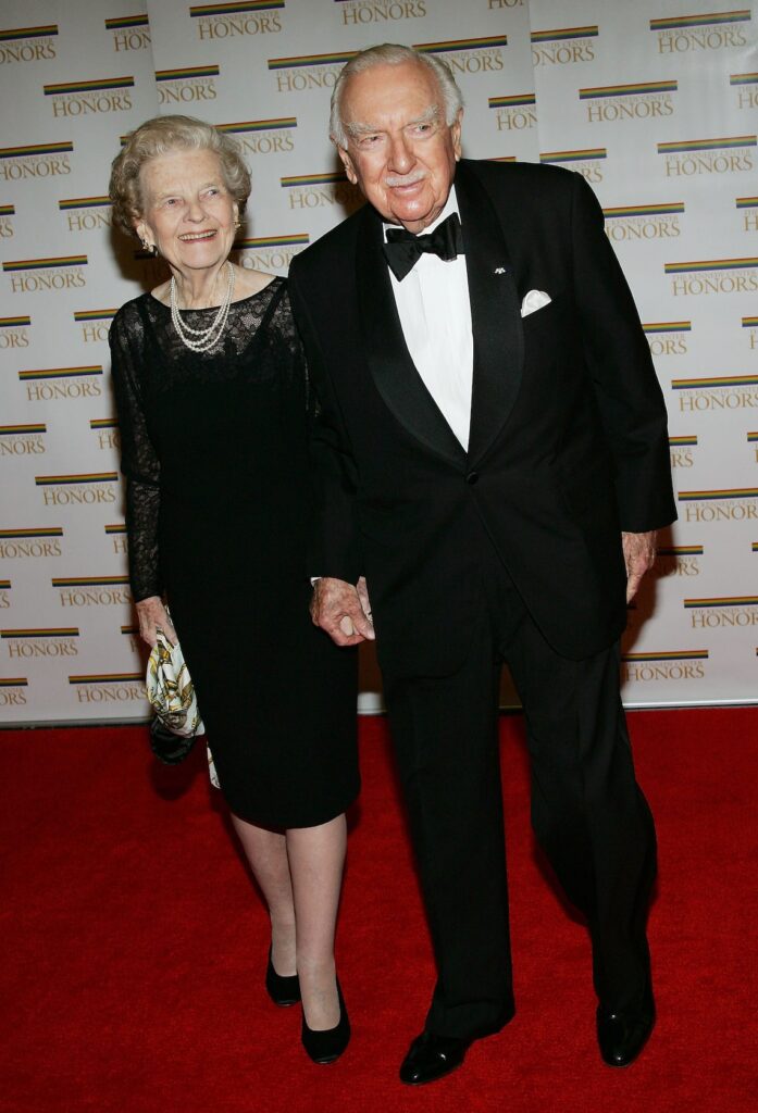 Walter Cronkite with his wife